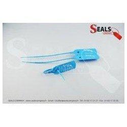 Scellé de sécurité plastique réglable Basicseals - 200 mm - ISO PAS 17712 - Polyéthylène - Résistance 12,5 Kgf