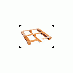 Palettes en bois spécifiques - 4 entrées - 3 semelles - tout format
