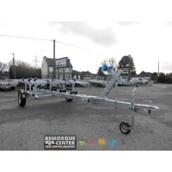 Chariot de mise à l'eau et manutention - remorque cassante - 1 essieu - PTAC : 1300Kg - Sun Way - Référence SW1000MA21