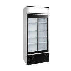 Vitrine réfrigérée à boissons 2 portes coulissantes TEFCOLD EDRINK-90S/R2 - 462 L, 890 x 740 x 1990 mm