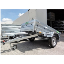 Remorque carean galva 1 essieu 750kg sans freins 200x130