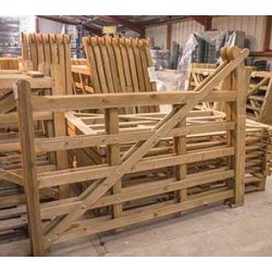 Barrière équestre en bois type haras - 3,60ml - Longueurs et configurations disponibles