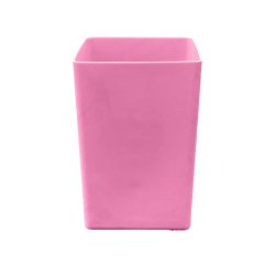 Pot de fleur carré suerte h 67 cm-plast'up rotomoulage - ROSE - rose plastique 0750122554539