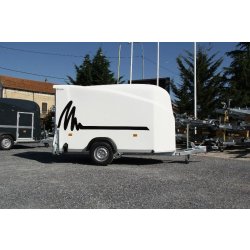 Remorque fermée - debon - cargo p2 blanc