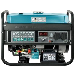Groupe électrogène monophasé essence AVR DE 3 kW - KÖNNER & SÖHNEN - 3000E