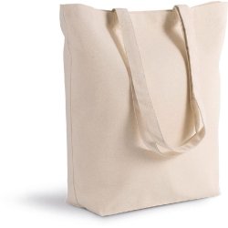 Sac cabas en coton bio - Réf: KI0252 - Kimood - 310 g/m² - Taille unique - Couleur naturelle