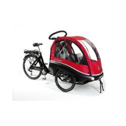 Vélo cargo Kangaroo Bike Luxe - châssis aluminium léger - transport 2 à 4 enfants - versions électriques ou classiques