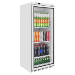 Vitrine réfrigérée positive 600 Litres, 1 porte vitrée GN 2/1, blanche, 185 W, 220 V - MONO