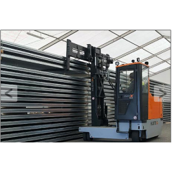 Chariot latéral multidirectionnel électrique - capacités de 1,5 à 50,0 t - manutention charges longues en intérieur/extérieur