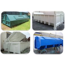 Benne à déchets en acier ampiroll - Plusieurs modèles de 8 à 30m3 pour stockage et collecte