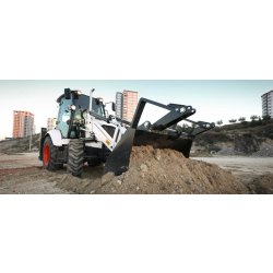 Tractopelle Bobcat® B730 - 100 CV - Transmission Power Shift - Pneus avant 18" - Polyvalence et performance