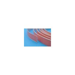 Méplat 17x1 réf. 184 - Profilé en PVC - Coloris sur demande