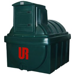 Cuve de stockage gasoil - 2500 litres - réservoir double paroi PEMD haute densité - station de distribution intégrée 230V
