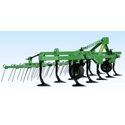 Déchaumeur avec herse souple - Bomet Sp. Z o.O. Sp.K - profondeur de travail 150mm - pieds d'oie et dents à ressorts