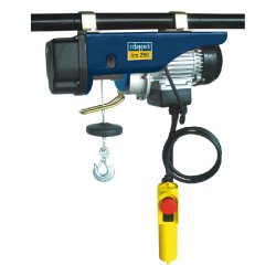Palan électrique HRS 250 - 12 mètres - 250 kg - 530 W - Avec poulie de moufflage