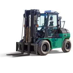 Location courte durée - Chariot élévateur thermique Mitsubishi FD70N3 Trexia ES 7000 kg - Pour applications intensives