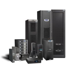 Onduleur électrique - Technologie on-line double conversion - Jusqu'à plusieurs centaines de kVA - Protection serveurs et télécommunications