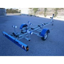 Remorque pour bateau - PTAC 750 kg - CU 560 kg - Timon basculant