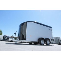 Remorque fourgon - Debon Roadster 700 - aluminium avec roues extérieures et plancher aluminium
