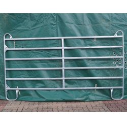 Barrière agricole en acier carbone étiré galvanisé à chaud - GEC 300 - 3m x 1,6m - 6 traverses