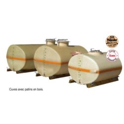 Citerne rigide aérienne - stockage de liquides - 450 à 10 000 litres - version alimentaire et non alimentaire