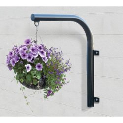 Jardinières sur potences - bacs suspendus en polyéthylène résistants aux UV, chaleur et gel