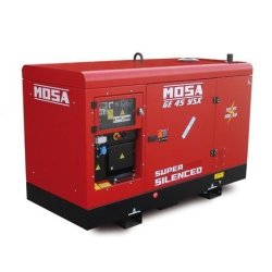 GE 45 YSX - Groupe électrogène diesel MOSA - 42 kVA triphasé, super insonorisé, compact et transportable