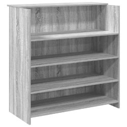 Bureau de réception sonoma gris 100x50x103,5 cm bois ingénierie Modèle Atlas Master Nordique - 8721158629364