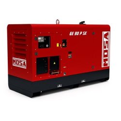 Ge 90 PSX groupe électrogène supersilencieux - Mosa - Moteur diesel Perkins - Fréquence 50 Hz - 82 kVA (65.6 kW) PRP