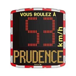 Radars pédagogiques  EVOLIS Vision - Matrice texte Full Led, visibilité optimale jusqu'à 200m