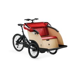 Vélo-taxi Triobike à assistance électrique - transport de 1 ou 2 personnes - Moteur Brose Drive S - Autonomie 40 km