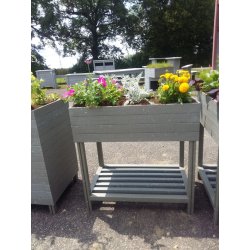 Carré de potager sur pied 80 cm - 100% recyclé - robuste et imputrescible