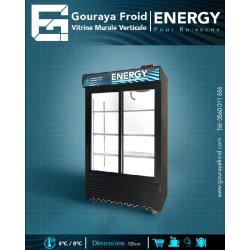 Vitrine réfrigérée professionnelle ENERGY - stockage et exposition boissons - design solide et fiable