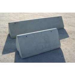 Bloc béton empilable avec côtés inclinés à 60 degrés - 2550 mm ou 1275 mm - 1440 kg ou 740 kg - MB TOP 255 S et MB TOP 127 S