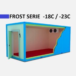 Chambre froide conteneur mobile RFR30-FROST - négative, transportable, et adaptée conditions tropicales