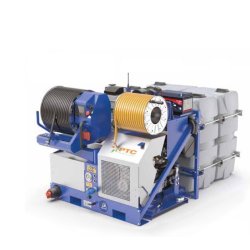 Unité d'hydrocurage enrouleur hydraulique pivotant pour montage dans des utilitaires moyens / grands - moses
