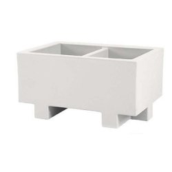 Bac multi usage - Gamme KOKONUT - Polyéthylène haute densité - Sifas - 50x73x39 cm - Intérieur/extérieur