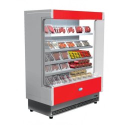 Vitrine murale - Viande emballée, laquée - BARI P80/158 VLSG