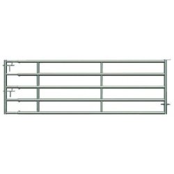 401F155#45SS - Barrière de stabulation extensible 5 lisses en acier galvanisé - Equip’Horse