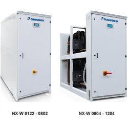 Groupes d'eau glacée NX-W 0122 - 1204 - applications commerciales et industrielles - 38,1 à 398 kW - Climaveneta