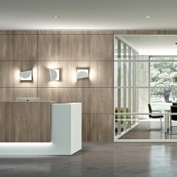 Banque d'accueil normalisée Quadrifoglio Z2 - jeux de lumière intégrés