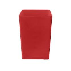 Pot de fleur carré suerte h 67 cm-plast'up rotomoulage - ROUGE - rouge plastique 0750122554546