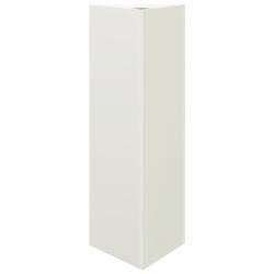 Helloshop26 - Jardinière bac lit surélevé plantes fleurs terrasse jardin triangulaire 30 x 26 x 75 cm acier blanc 02_0038803 - blanc acier 30002176