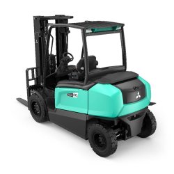 Location courte durée - Chariot élévateur électrique Mitsubishi EDiA XL FB40N - 4000 kg - Direction quadridirectionnelle et verrouillage différentiel