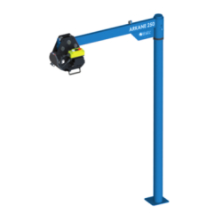 Potence de levage pour véhicule utilitaire ARKANE - capacité 250 à 500 kg - chariot électrique 12V - rotation 360°