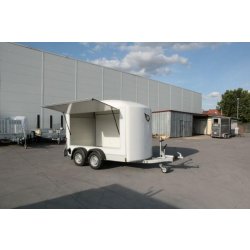 Remorque fourgon - debon - roadster 500 sandwich avec hayon lateral ouvrant