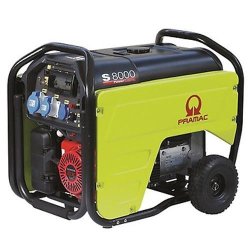 Groupe électrogène essence monophasé 6,4 kW AVR DPP DE prise CONN pour AMF/RSS S8000 - PRAMAC - PD612SH2Z05
