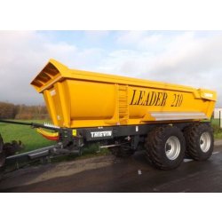 Remorque tp leader 210 - benne pour poids lourd - thievin - ptac : 29 t