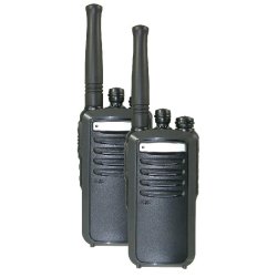 Coffret de 2 talkies-walkies PRO - avec micro-oreillettes - 8 canaux + 140 sous-canaux - #0820PR
