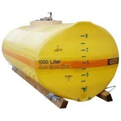 Cuve PFV ovale 1 000 l long avec trou d'homme - Pour eau, engrais, émulsion incendie - CEMO - 1003S